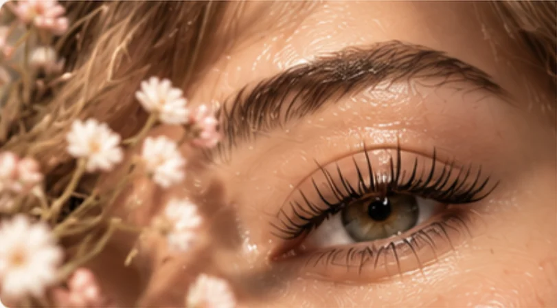 Lash lift & teinture - visuel éditorial